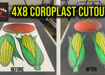 4×8 Coroplast Cutouts – Corn & Tomato