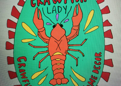 The Crawfish Lady Shirt Design